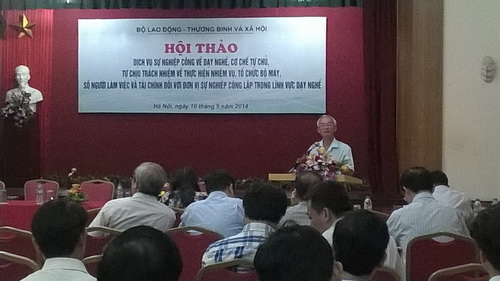 Không để trường dạy nghề sống lay lắt ảnh 1